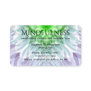 Mindfulness Services Design Business Card