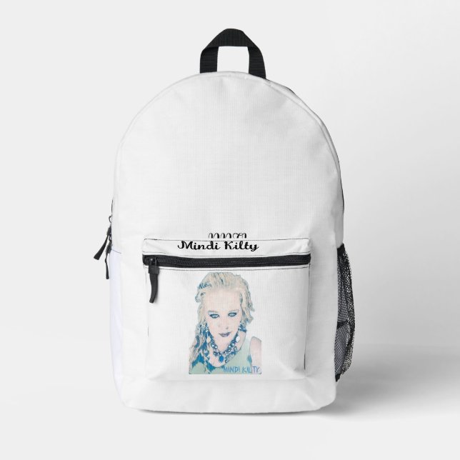 Mindi Kilty Printed Backpack (Front)