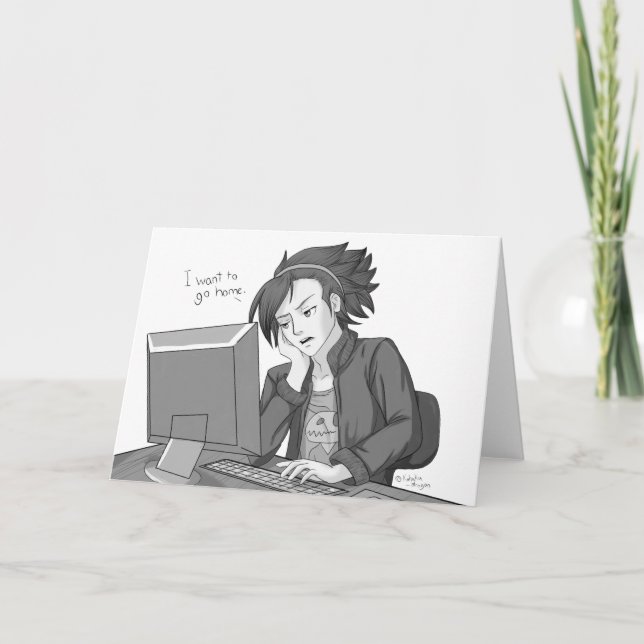 Mindless Work Card (Front)