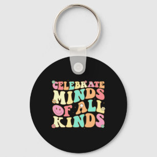 Minds Of All Kinds Mental Health Autism Awareness Keychain