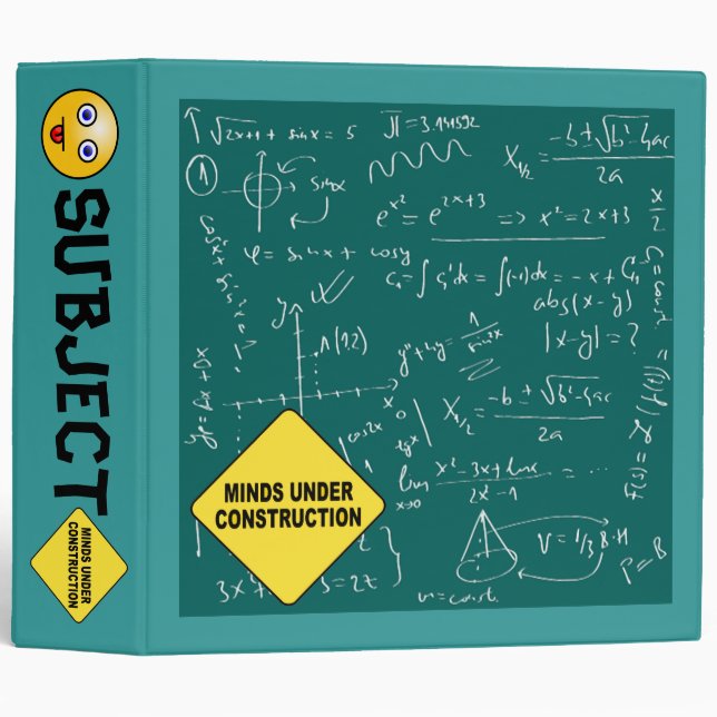 Minds Under Construction 3 Ring Binder (Front/Spine)
