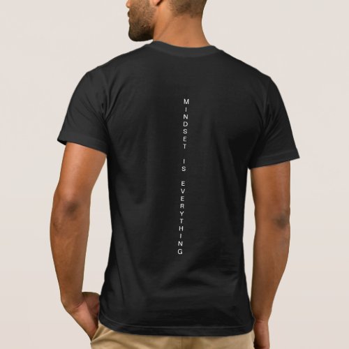 Mindset is Everything Black Lg puzzle T_shirt