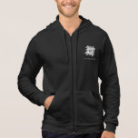 Mindset is Everything Black puzzle Zipper Hoodie