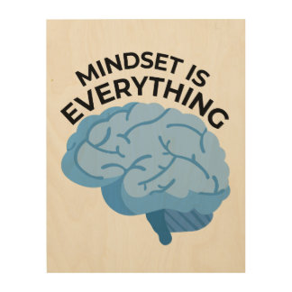 Mindset Is Everything – Motivational Wood Wall Art