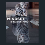 mindset is everything poster<br><div class="desc">mindset is everything</div>