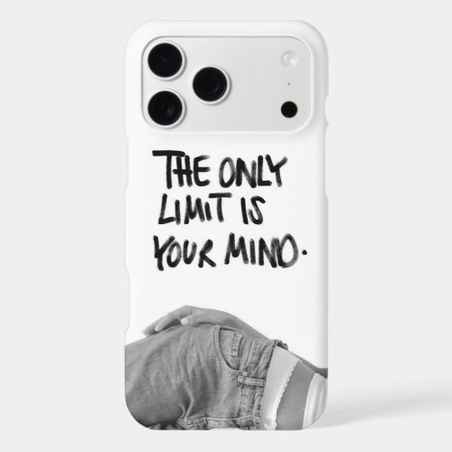 Mindset Matters Vintage Photo iPhone 17 Pro Max Case