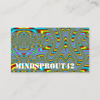 MINDSPROUT42 (edit text) Business Card