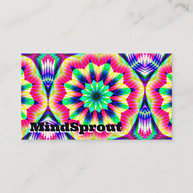 MindSprout (edit text) Business Card (Front)