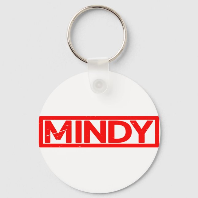 Mindy Stamp Keychain (Front)