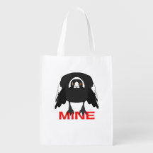 MINE! Australian magpie grocery bag