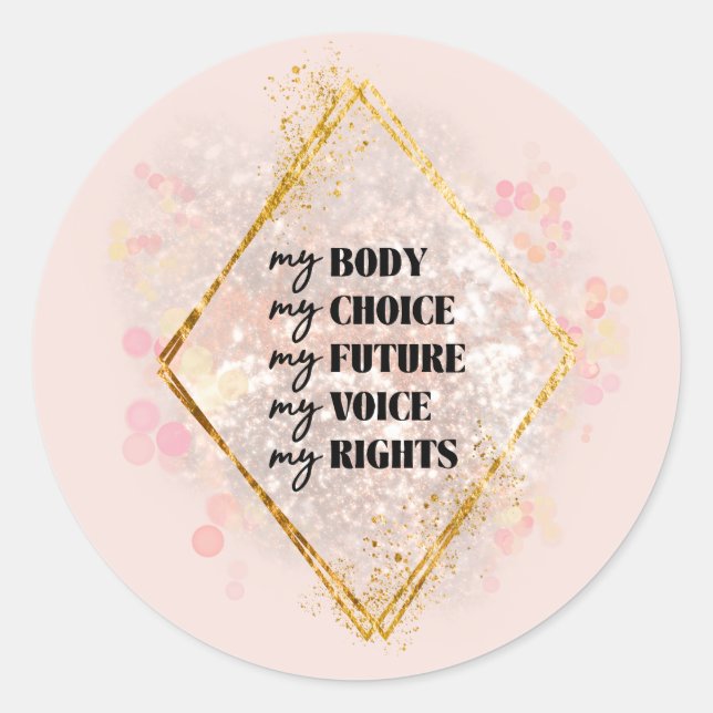MINE button Classic Round Sticker (Front)