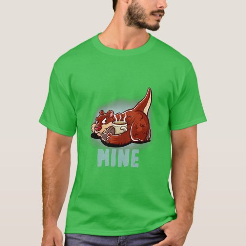 Mine Coffee Mug Funny Nerd Geek Cappucino Barista  T_Shirt