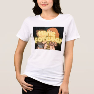 Mine Forever Cute Kawaii Chibi Proposal Glowing Te Tri-Blend Shirt