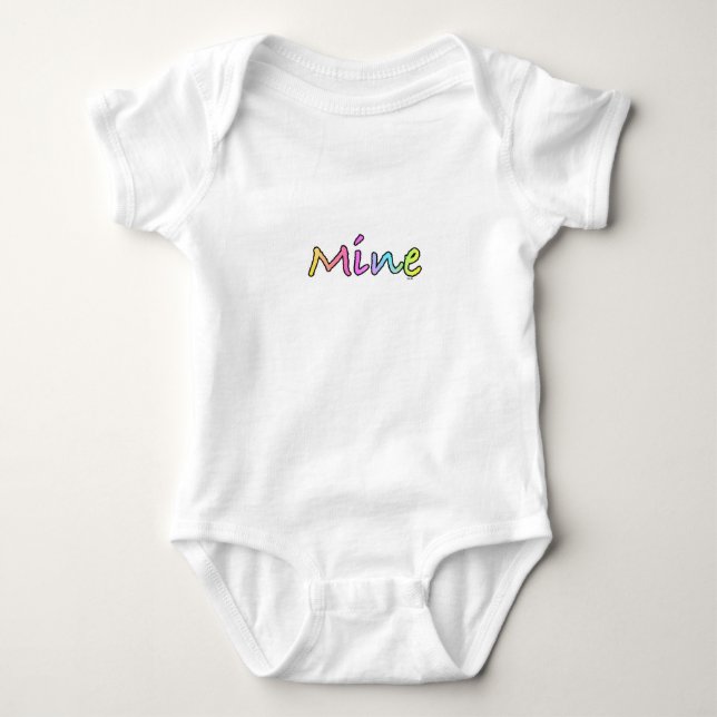 Mine Logo  Baby Bodysuit (Front)