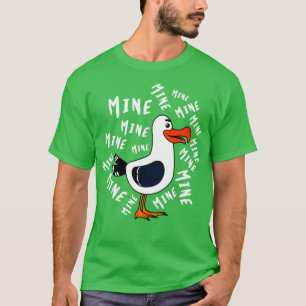 Mine Mine Mine Seagull Funny Bird Lover Beach Chic T-Shirt