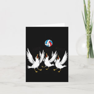 Mine Mine Mine Volleyball Seagulls Funny Beach Card