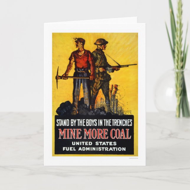 Mine more coal card (Front)