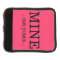 MINE not yours Hot Pink Black Luggage Handle Wrap