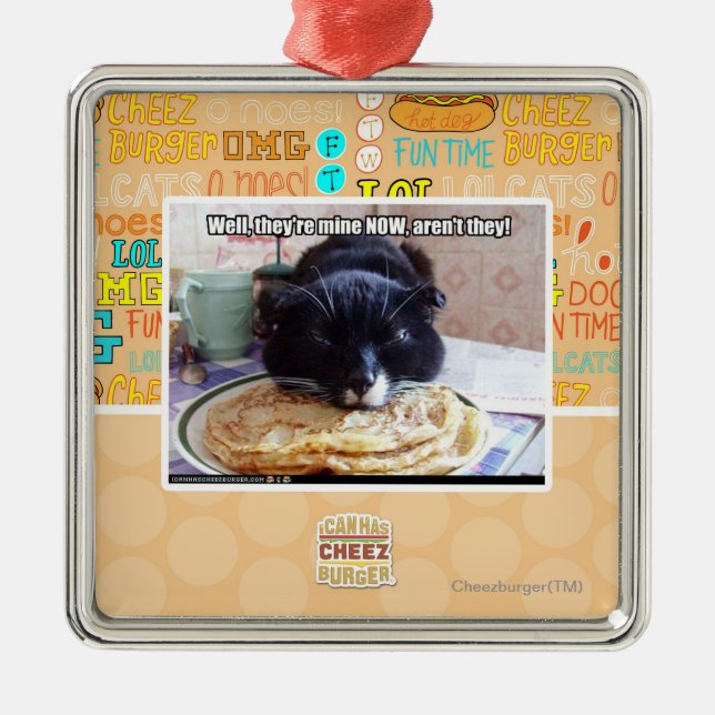 Mine now metal ornament (Front)