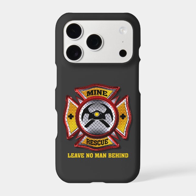 MINE RESCUE iPhone CASE (Back)