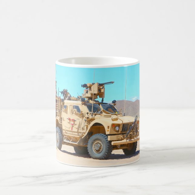 MINE-RESISTANT AMBUSH PROTECTED VEHICLE COFFEE MUG (Center)