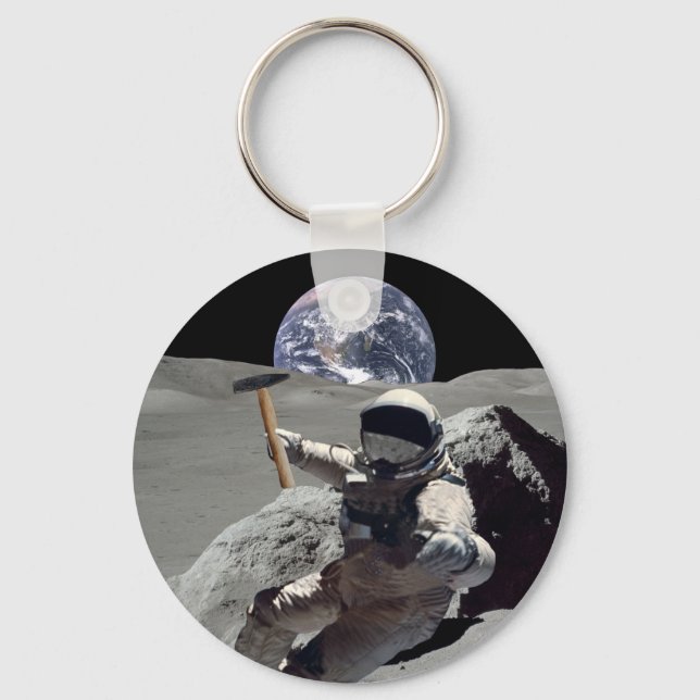Mine The Moon Keychain (Front)