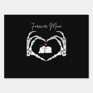 Mine, Valentines Day Classic - Skeleton Hands Hear Sign