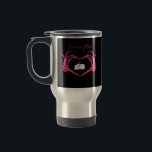 Mine, Valentines Day Classic - Skeleton Hands Hear Travel Mug<br><div class="desc">A “Mine” Valentine’s Day skeleton hands design. Romantic,  playful,  and festive.</div>