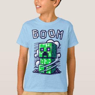 Minecraft Creeper, BOOM, Minecrafter, Cool T-Shirt