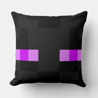 Minecraft enderman throw pillow