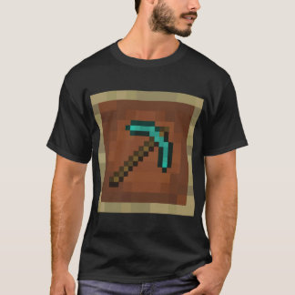 Minecraft Item Frame Diamond Pickaxe T-Shirt