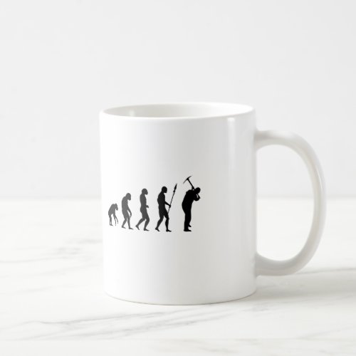 miner evolution coffee mug