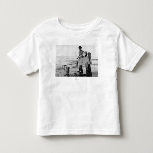 Miner Washing Gold in Alaska Photograph Toddler T-shirt (Front)