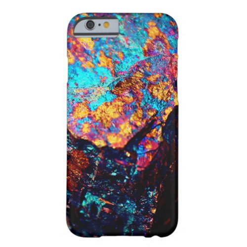 Mineral chalcopyrite gemstone crystal stone barely there iPhone 6 case