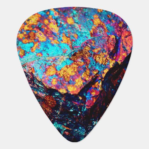Mineral chalcopyrite gemstone crystal stone guitar pick