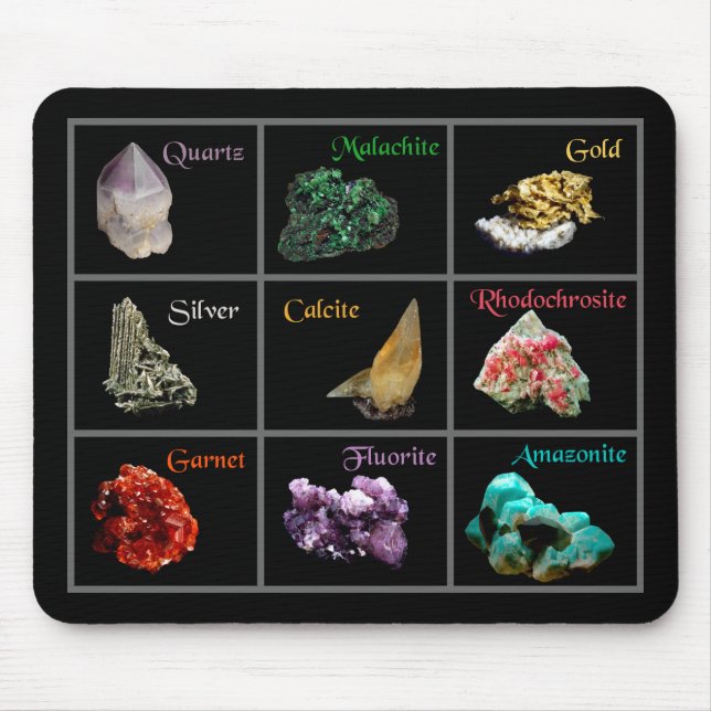 Mineral Collection Mouse Pad (Front)