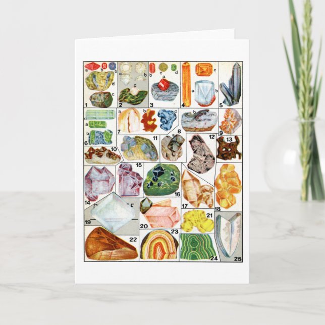 Minerals Card (Front)