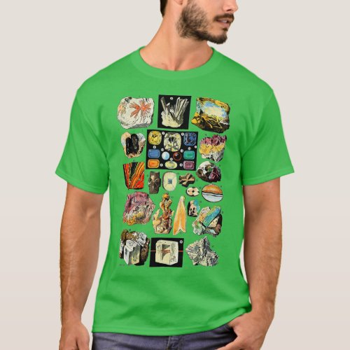 Minerals Gems and Crystals Rock Collecting Geology T_Shirt