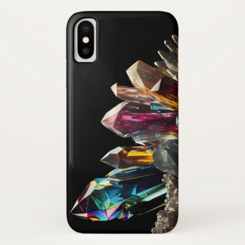 Minerals Gems Healing Crystals iPhone X Case