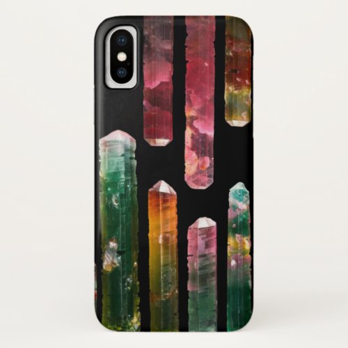 Minerals Gems Healing Crystals iPhone X Case