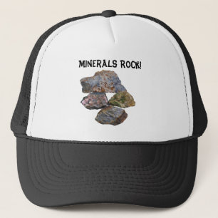 Minerals Rock Collectors Funny  Trucker Hat