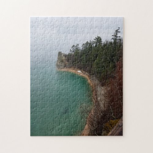 Miners Castle Pictured Rocks Munising Michigan Jigsaw Puzzle