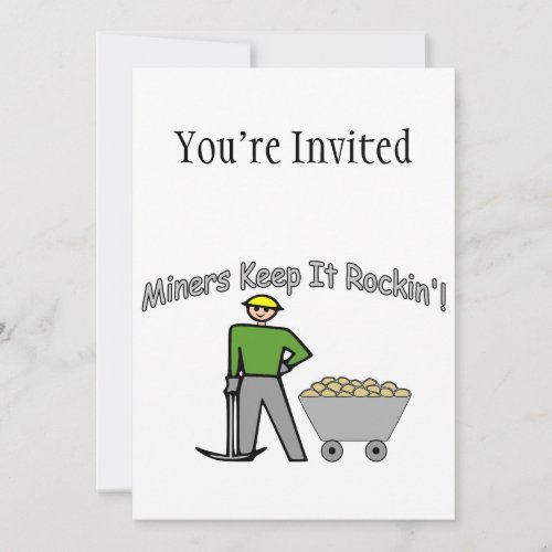 Miners Keep It Rockin Invites