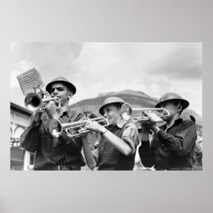 Miners' Labor Day Band, 1940 Poster