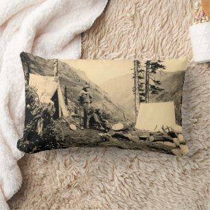 Miners Mountainside Camp San Juan County Colorado Lumbar Pillow