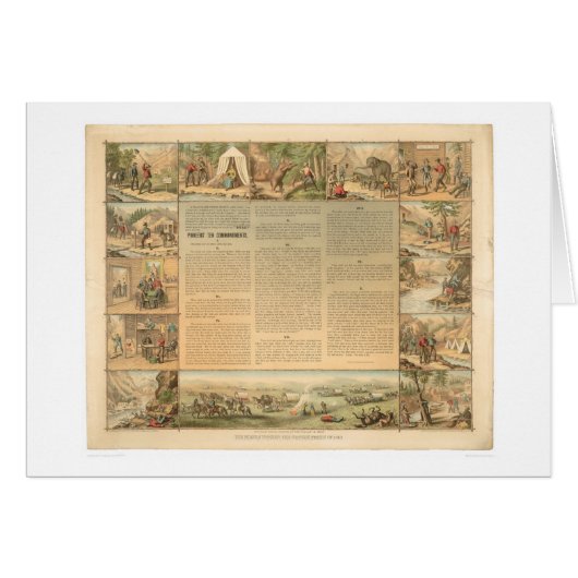 Miner's Ten Commandments (1081A) Cards (Front Horizontal)