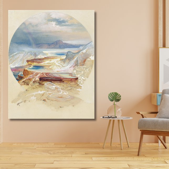 Minerva Terrace, Moran, 1872 Canvas Print (Creator Uploaded)