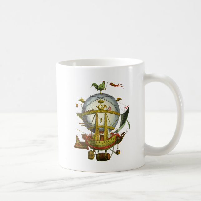 Minerve Hot Air Balloon Coffee Mug (Right)