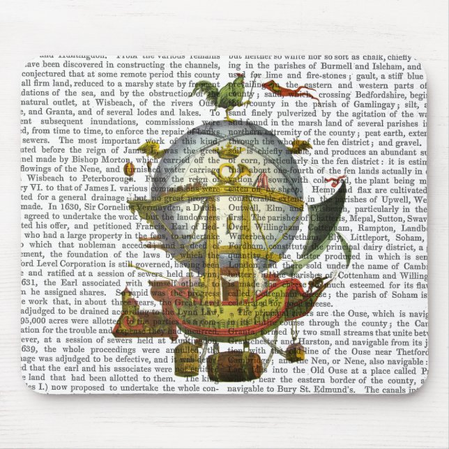 Minerve Hot Air Balloon Mouse Pad (Front)