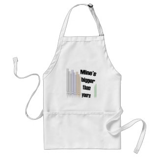 Mine's bigger than your organ apron